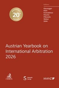Produktbild: Austrian Yearbook on International Arbitration 2026