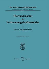 Produktbild: Thermodynamik der Verbrennungskraftmaschine