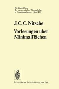 Produktbild: Vorlesungen &uuml;ber Minimalfl&auml;chen