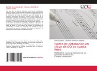 Produktbild: Solfeo de entonaci&oacute;n en clave de DO de cuarta l&iacute;nea