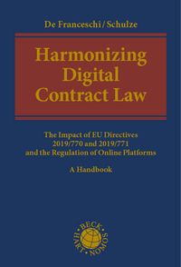 Produktbild: Harmonizing Digital Contract Law