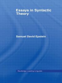 Produktbild: Essays in Syntactic Theory