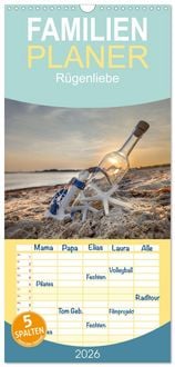 Produktbild: Familienplaner 2026 - R&uuml;genliebe mit 5 Spalten (Wandkalender, 21 x 45 cm) CALVENDO