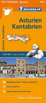 Bild vom Artikel Michelin Asturien, Kantabrien. Straßen- und Tourismuskarte 1:250.000 vom Autor 