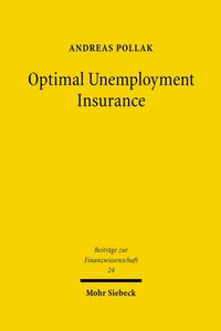 Produktbild: Optimal Unemployment Insurance
