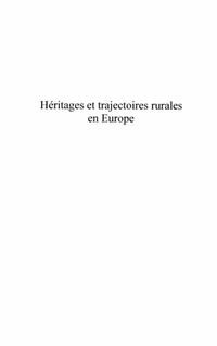 Produktbild: Heritages et trajectoires rurales Europe