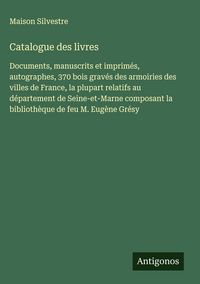 Produktbild: Catalogue des livres