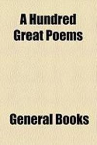 Produktbild: A Hundred Great Poems
