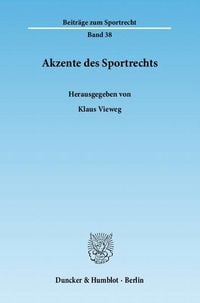 Produktbild: Akzente des Sportrechts.