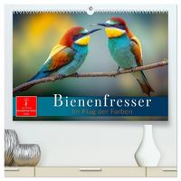 Produktbild: Bienenfresser - im Flug der Farben (hochwertiger Premium Wandkalender 2026 DIN A2 quer), Kunstdruck in Hochglanz
