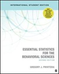 Produktbild: Essential Statistics for the Behavioral Sciences - Internati