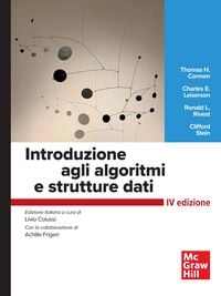 Produktbild: Introduzione agli algoritmi e strutture dati 4/ed