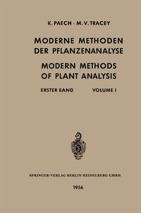 Produktbild: Moderne Methoden der Pflanzenanalyse / Modern Methods of Plant Analysis