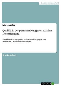 Produktbild: Qualit&auml;t in der personenbezogenen sozialen Dienstleistung