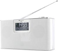 Produktbild: Soundmaster DAB700WE Tischradio DAB+, UKW AUX, Bluetooth®, SD, USB Freisprechfunktion, Inkl. Mikrofon, Weckfunktion Weiß