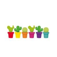 Produktbild: Legami Set mit 6 Glasmarkierern - Fiesta! - Kaktus