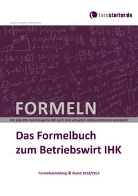 Produktbild: Das Formelbuch zum Betriebswirt IHK