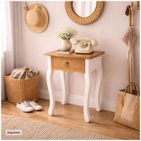 Produktbild: HTI-Living Beistelltisch mit Schublade Retro Beistelltisch mit Schublade Retro