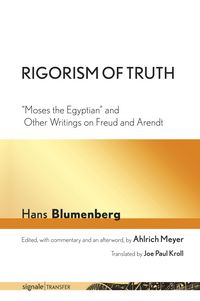 Produktbild: Blumenberg, H: Rigorism of Truth
