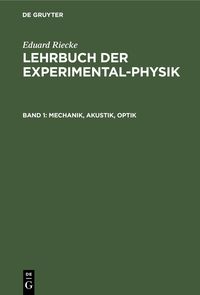 Produktbild: Mechanik, Akustik, Optik