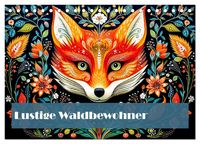 Produktbild: Lustige Waldtiere (Tischkalender 2026 DIN A5 quer), CALVENDO Monatskalender