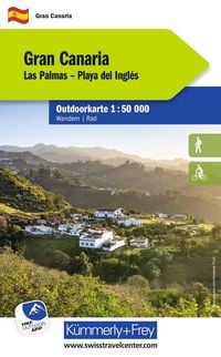 Produktbild: K&uuml;mmerly+Frey Outdoorkarte Gran Canaria 1:50.000