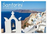 Produktbild: Santorini - Strahlendes Wei&szlig; an der Caldera (Wandkalender 2026 DIN A2 quer), CALVENDO Monatskalender