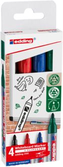 Produktbild: edding 250 Whiteboardmarker sortiert 4St Set