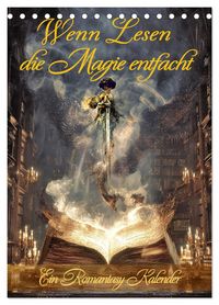 Produktbild: Wenn Lesen die Magie entfacht (Tischkalender 2026 DIN A5 hoch), CALVENDO Monatskalender