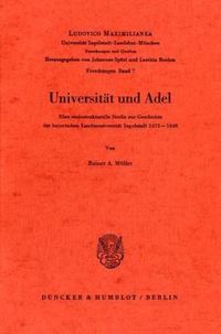 Produktbild: Universit&auml;t und Adel.