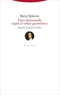 Produktbild: &Eacute;tica demostrada seg&uacute;n el orden geom&eacute;trico