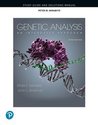 Produktbild: Student Study Guide and Solutions Manual for Genetic Analysis: An Integrated Approach