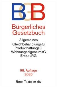 Produktbild: B&uuml;rgerliches Gesetzbuch