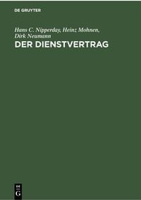 Produktbild: Der Dienstvertrag