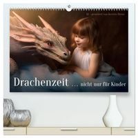 Produktbild: Drachenzeit.. nicht nur f&uuml;r Kinder (hochwertiger Premium Wandkalender 2027 DIN A2 quer), Kunstdruck in Hochglanz