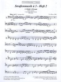 Produktbild: Stra&szlig;enmusik &agrave; 3 f&uuml;r 3 Violinen plus Bassinstrument ad libitum, Violoncello (3. Stimme). H.2
