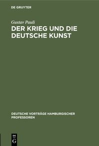 Produktbild: Der Krieg und die deutsche Kunst