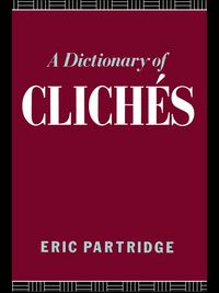 Produktbild: A Dictionary of Cliches