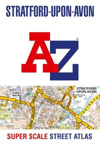 Produktbild: A-Z maps: Stratford-upon-Avon & Warwick A-Z Super Scale Stre