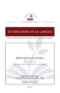 Produktbild: R&eacute;p&eacute;titions et genres