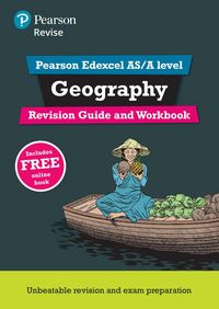 Produktbild: Pearson REVISE Edexcel AS/A Level Geography Revision Guide & Workbook inc online edition - for 2026, 2027 exams
