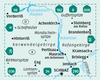 KOMPASS Wanderkarte 027 Achensee 1:35.000