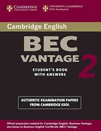 Produktbild: Cambridge BEC Vantage 2 Student's Book with Answers