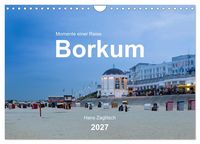 Produktbild: Borkum - Momente einer Reise (Wandkalender 2027 DIN A4 quer), CALVENDO Monatskalender