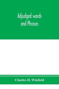 Produktbild: Adjudged words and phrases