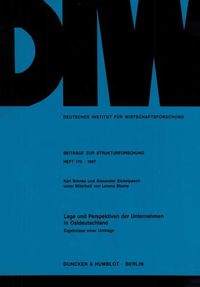 Produktbild: Lage und Perspektiven der Unternehmen in Ostdeutschland.