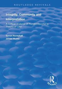 Produktbild: Walter, J: Integrity, Community and Interpretation