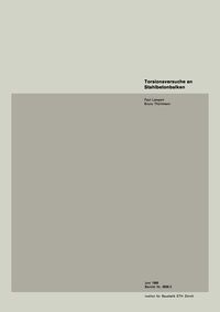 Produktbild: Torsionsversuche an Stahlbetonbalken