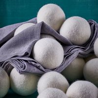 Trocknerbälle aus Wolle, 4er Set