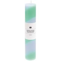 Produktbild: Stabkerze T&uuml;rkis/Grau
